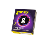 Презервативы с анестетиком для продления удовольствия Ganzo Long Love