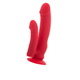 Black & Red Double Dildo
