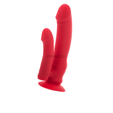 Black & Red Double Dildo Black & Red Double Dildo