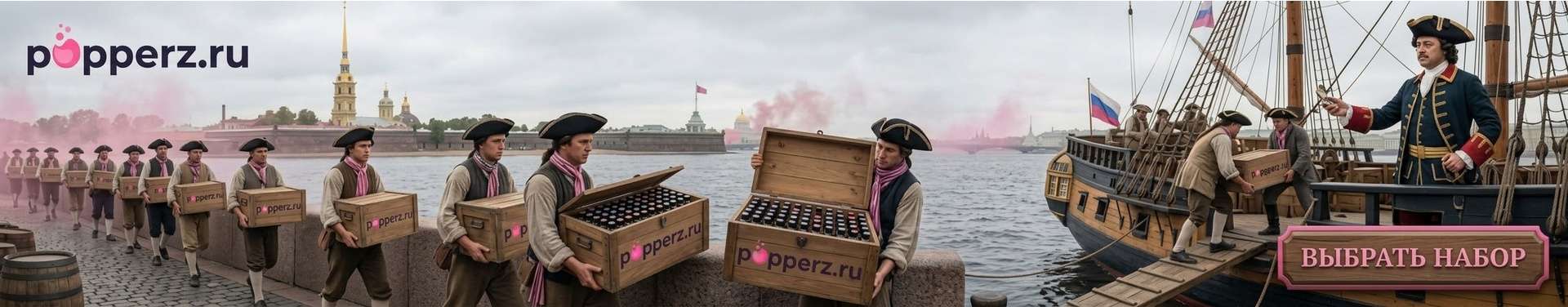 НАБОРЫ ПОППЕРСОВ — СКИДКИ ДО 20%
